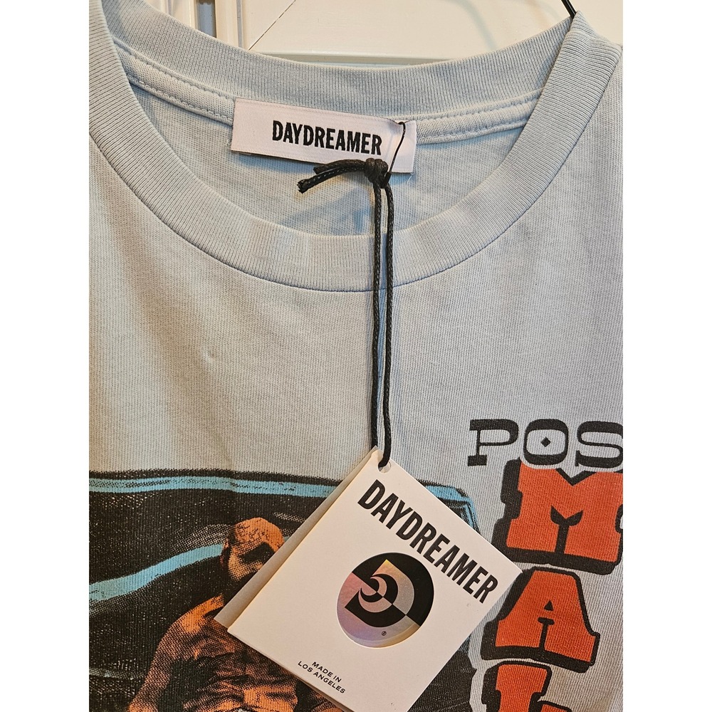 Daydreamer Bon Jovi Forever Graphic Tee White Distressed Rock Band Shirt L NEW - Picture 3 of 5